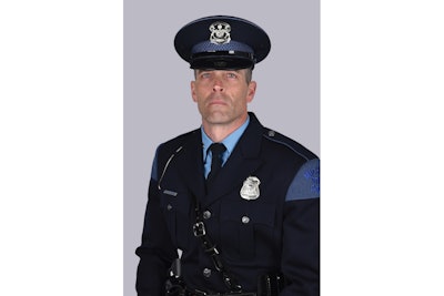 Michigan State Police Motor Carrier Officer Daniel Kerstetter was killed when his vehicle was hit from behind. He was inside his vehicle and belted in his seat when an SUV crashed into him pushing his vehicle into a semitruck.