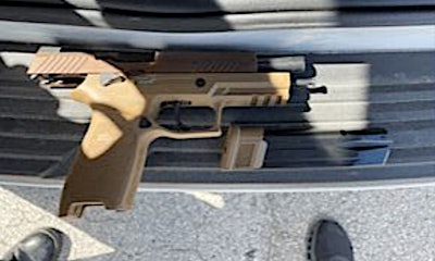 After confronting a teen about a report that he had brought a gun to school, a deputy found a 9mm handgun in the student’s backpack Monday.