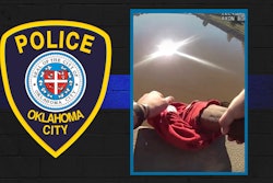 Video released by the department showed the officer's quick reaction when the sleeping man rolled off the bridge.