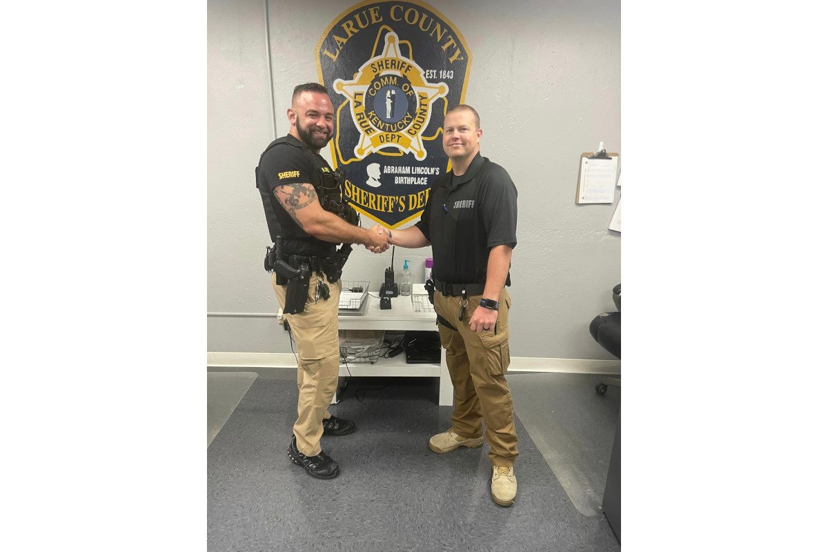 Deputy Nick Green joined the LaRue County Sheriff's Office in July.