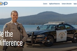 Screen shot from recruiting section of California Highway Patrol website.
