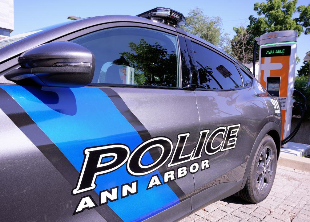 Although the Ann Arbor Police Department only uses battery-electric vehicles in administrative roles, its Ford Mustang Mach-E is serving as a recruitment aid to attract younger generation officers.
