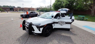 The Chevrolet Blazer EV PPV is a purpose-built battery-electric vehicle engineered for patrol. General Motors calls it pursuit-rated.