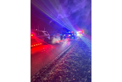 Williamson County (Illinois) Sheriff's deputies used their patrol SUVs to rescue a pregnant driver in an out of control vehicle.