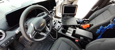 The BEV police vehicles are typically smaller than their internal combustion engine counterparts.