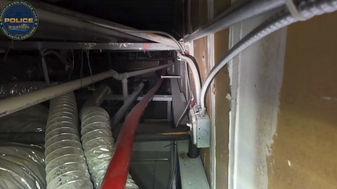 A Brookhaven, Georgia, Police drone recently located a wanted man hiding in the ceiling of a local business.