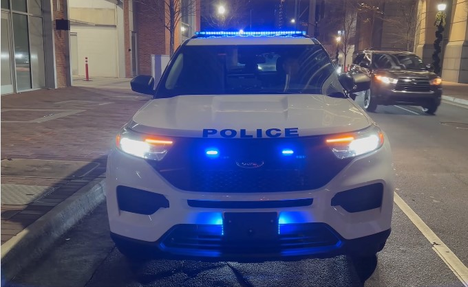 Charlotte-Mecklenburg officers have been ordered to run steady blue lights on their patrol vehicles.