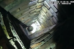 A suspect tried to escape Fall River, Massachusetts, Police officers Tuesday night by hiding in a chimney. He got stuck and had to be rescued.