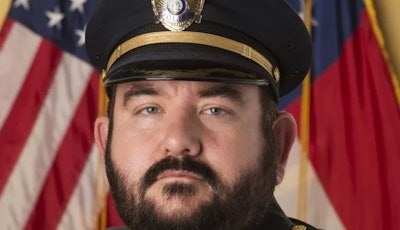 Kennesaw State University Lieutenant Robert Milam was burned in a fire that destroyed him home Thursday.