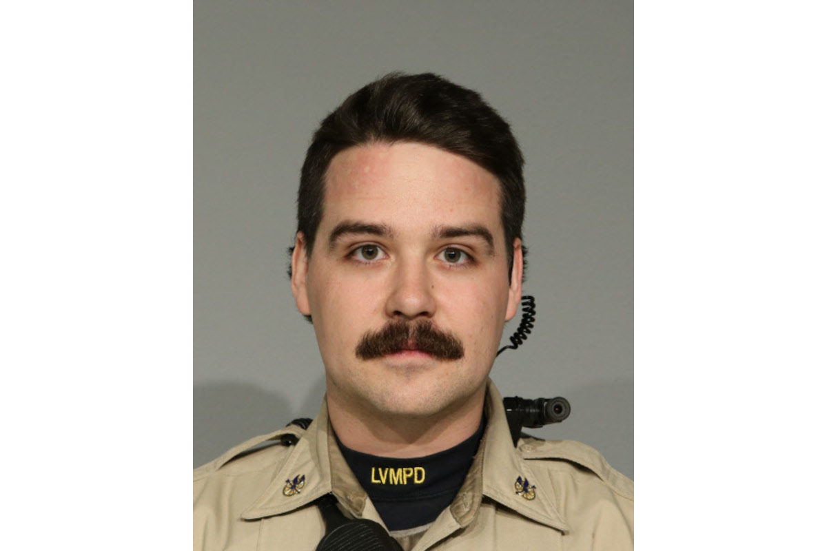 Officer Colton Pulsipher of the Las Vegas Metropolitan Police was killed in a crash early Thursday while driving home from his shift.