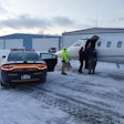 New York State Police troopers transported a stranded heart patient to an airport where she was flown to the Cleveland Clinic for transplant surgery.