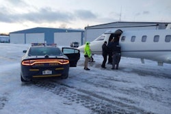 New York State Police troopers transported a stranded heart patient to an airport where she was flown to the Cleveland Clinic for transplant surgery.