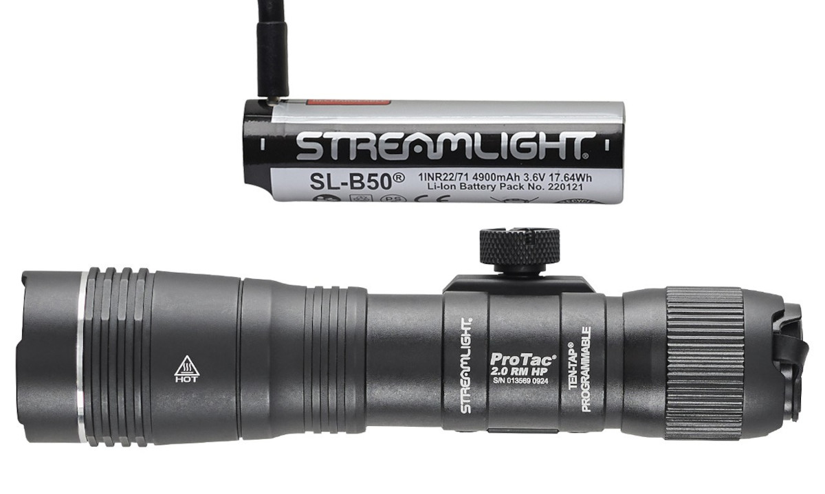 Streamlight’s new ProTac 2.0 Rail Mount HP weapon light has nearly five times the original ProTac 2.0 Rail Mount output.