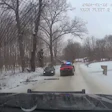 Screen shot from Livingston County (Michigan) Sheriff's Office video showing the end of a Sunday Jan. 12 vehicle pursuit.
