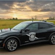 The Michigan State Police's 2024 Ford Mustang Mach-E will be assigned to the State Security Operations Section.