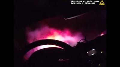The Washington State Patrol released a video of when a trooper was struck head-on by a wrong-way driver.