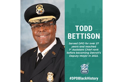 Detroit interim police chief Todd Bettinson has been promoted to chief. Prior to rejoining the department he served as deputy mayor.