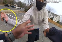 Teen suspect wields knife moments before Fairfax County, Virginia, Police officer was stabbed. The suspect was arrested. The officer is recovering.