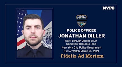 NYPD Officer Jonathan Diller was murdered in 2024. President Donald Trump used his killing to argue for a federal death penalty for cop killers during his March 5, 2025, speech.