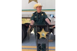 Polk County, Florida, Sheriff Grady Judd speaks at a press conference about a deputy-involved shooting that killed man wielding a knife.