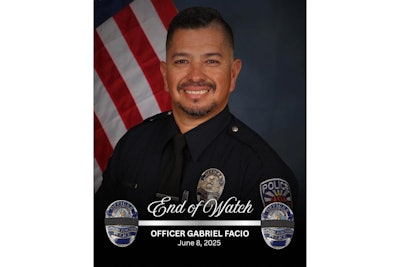 Officer Gabriel Faccio of the Apache Junction Police Department died Sunday, six days after he was critically wounded in a shooting.