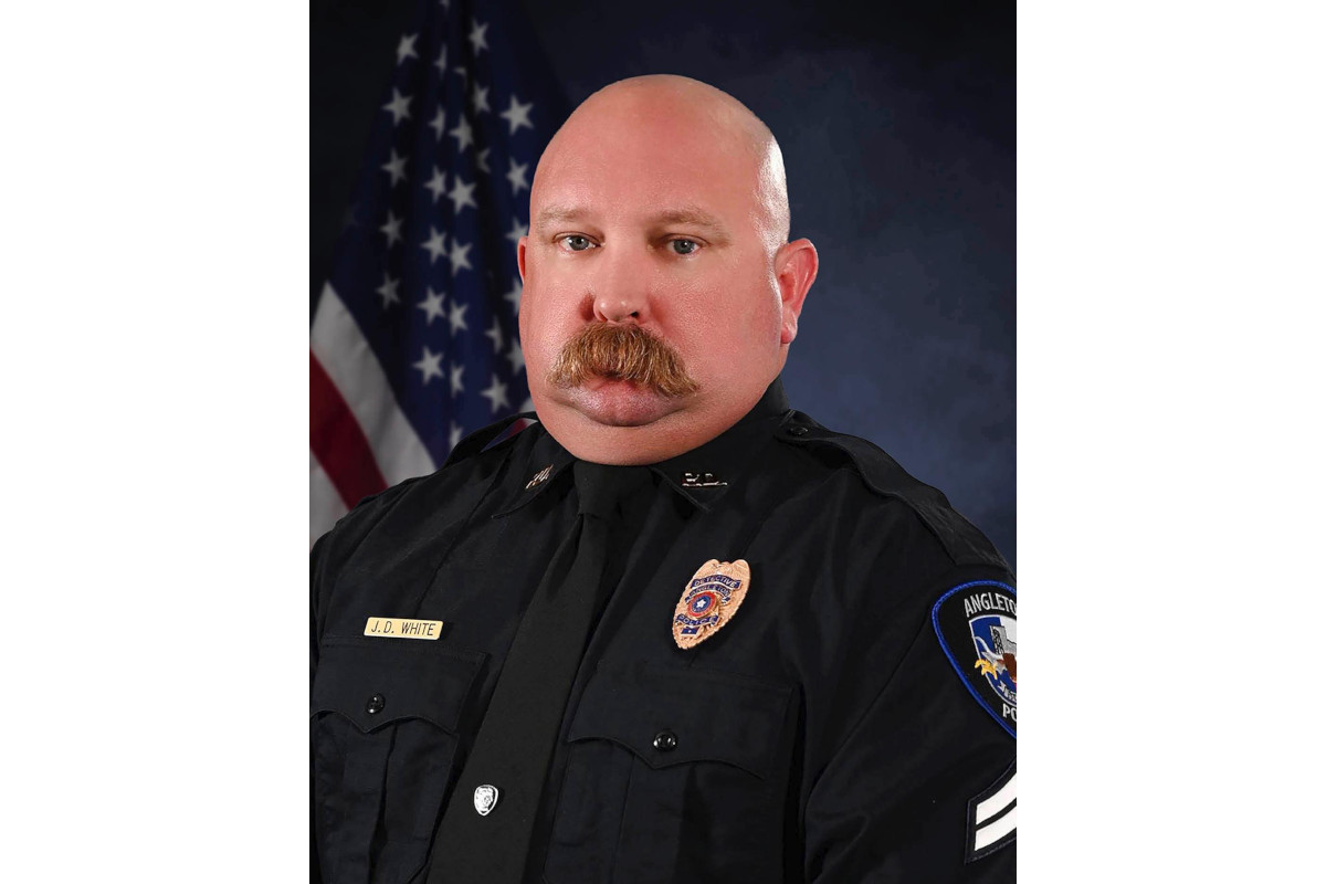 Sgt. J.D. White served with the Angleton (Texas) Police Department for 19 years.