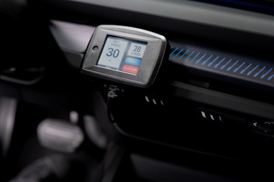 LifeSafer Intelligent Speed Assistance system installed in a vehicle.