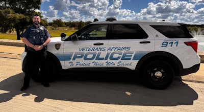 Corporal Lee Higginbotham of the Veterans Affairs Police recently saved a toddler that was choking at an area gas station.